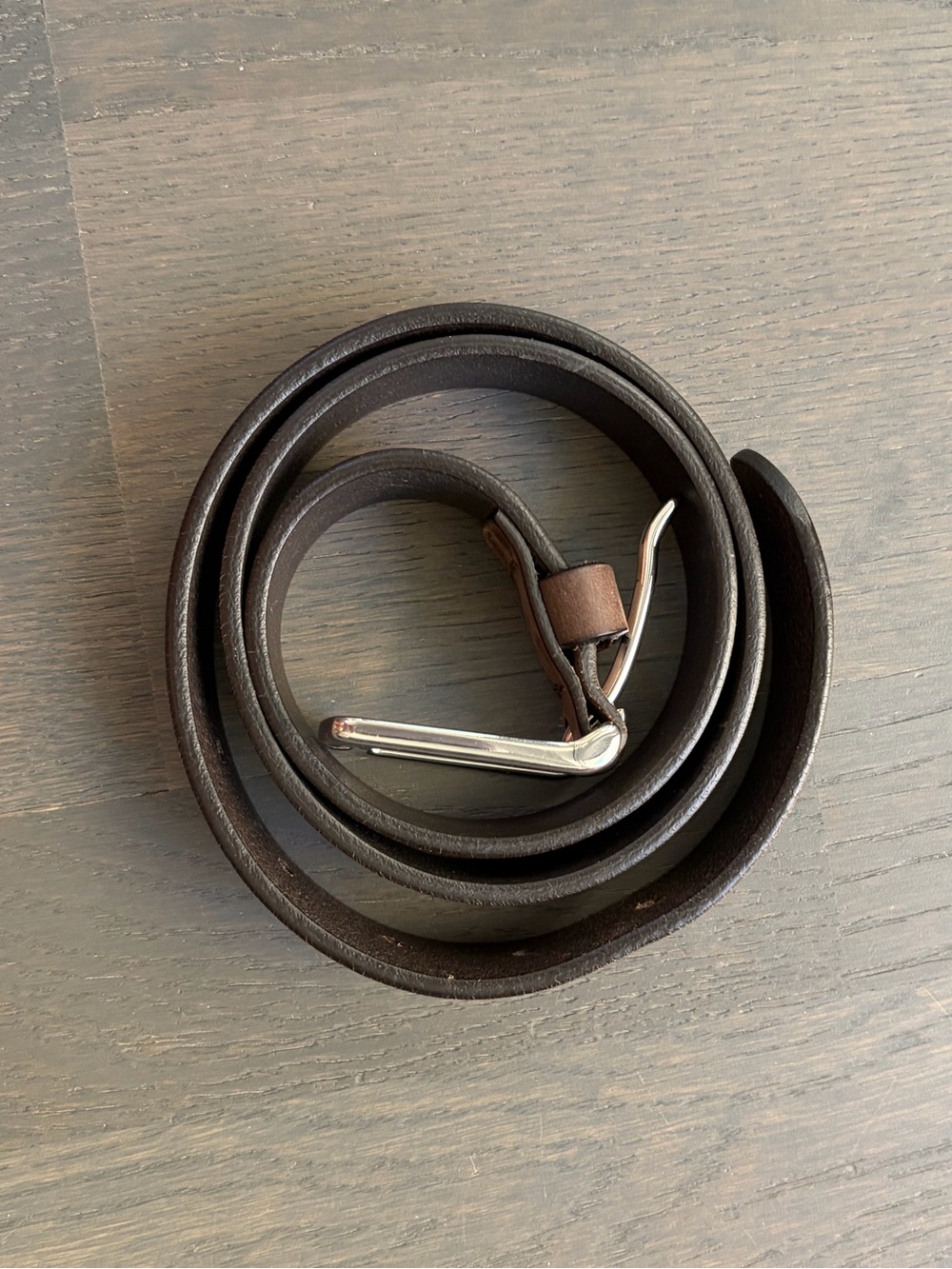 Club Monaco vintage authentic leather belt made in Italy!!